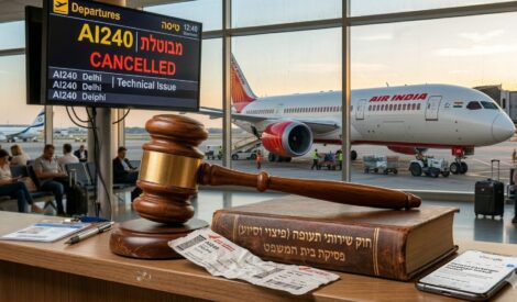 פיצוי על ביטול טיסה אייר אינדיה